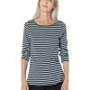 NIC+ZOE Shirts & Tops Striped Bracelet Sleeve Boat Tee 1 NIC+ZOE Shirts & Tops Striped Bracelet Sleeve Boat Tee -NIC+ZOE outlet store 81GtE6yew3L. AC SR736920