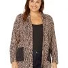 NIC+ZOE Coats & Outerwear Plus Size Bark Mix Blazer 2 NIC+ZOE Coats & Outerwear Plus Size Bark Mix Blazer -NIC+ZOE outlet store 81HxyPP8itL. AC SR736920