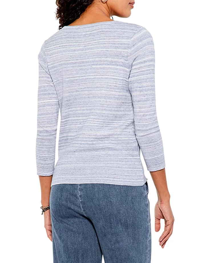 NIC+ZOE Sweaters Space Dye Vital Twist Sweater 5 NIC+ZOE Sweaters Space Dye Vital Twist Sweater - Image 3
