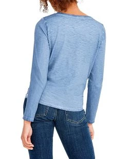 NIC+ZOE Shirts & Tops Bracelet Sleeve Knot Front Tee -NIC+ZOE outlet store 81O2iuEaLdL. AC SR736920