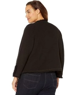 NIC+ZOE Coats & Outerwear Plus Size Fringe Mix Jacket 8 NIC+ZOE Coats & Outerwear Plus Size Fringe Mix Jacket -NIC+ZOE outlet store 81QFbDSt6rL. AC SR736920