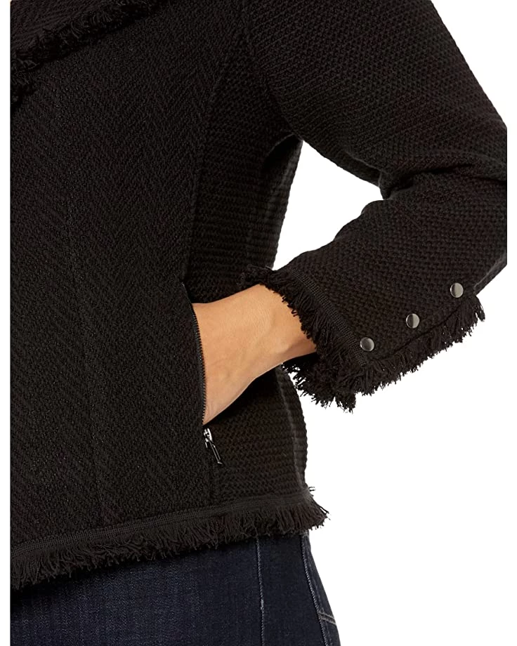 NIC+ZOE Coats & Outerwear Plus Size Fringe Mix Jacket 5 NIC+ZOE Coats & Outerwear Plus Size Fringe Mix Jacket - Image 3