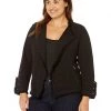 NIC+ZOE Coats & Outerwear Plus Size Fringe Mix Jacket 1 NIC+ZOE Coats & Outerwear Plus Size Fringe Mix Jacket -NIC+ZOE outlet store 81Rrl9scmiL. AC SR736920