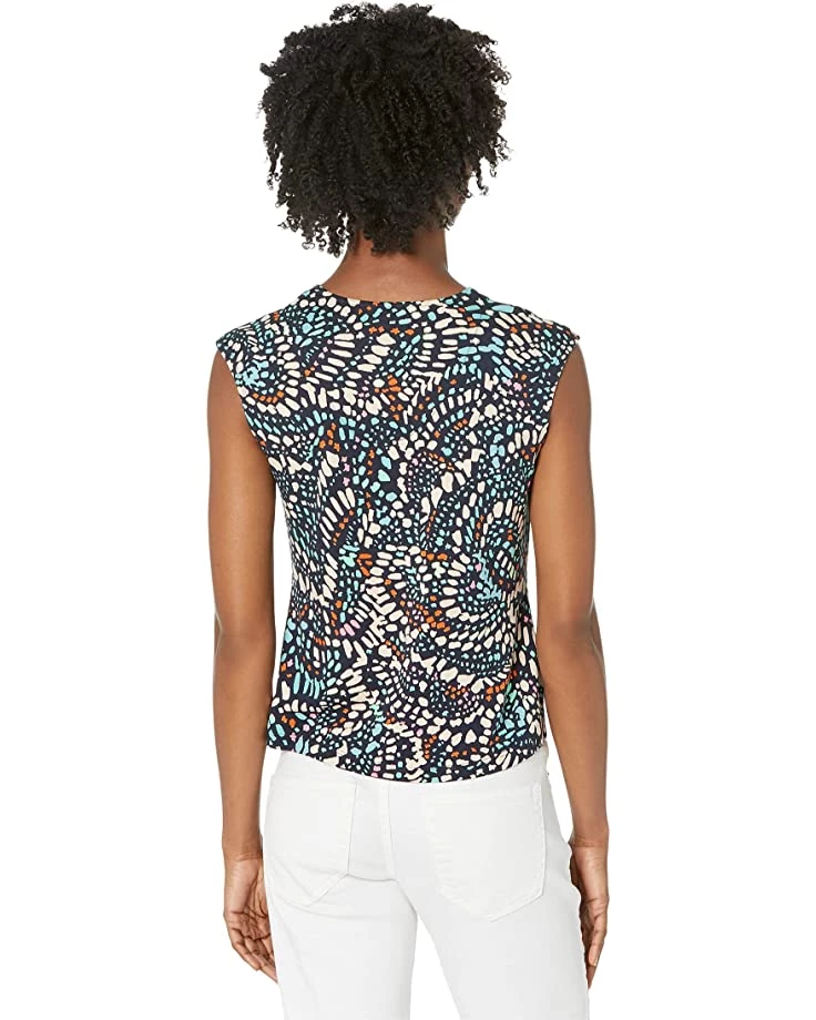 NIC+ZOE Shirts & Tops Petite Mosaic Dots Top 4 NIC+ZOE Shirts & Tops Petite Mosaic Dots Top - Image 2