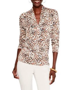 NIC+ZOE Shirts & Tops Forest Spot Top