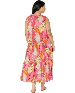 NIC+ZOE Dresses Plus Size Feather Leaves Dress -NIC+ZOE outlet store 81UB3x0tUNL. AC SR736920