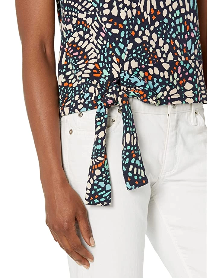 NIC+ZOE Shirts & Tops Petite Mosaic Dots Top 5 NIC+ZOE Shirts & Tops Petite Mosaic Dots Top - Image 3