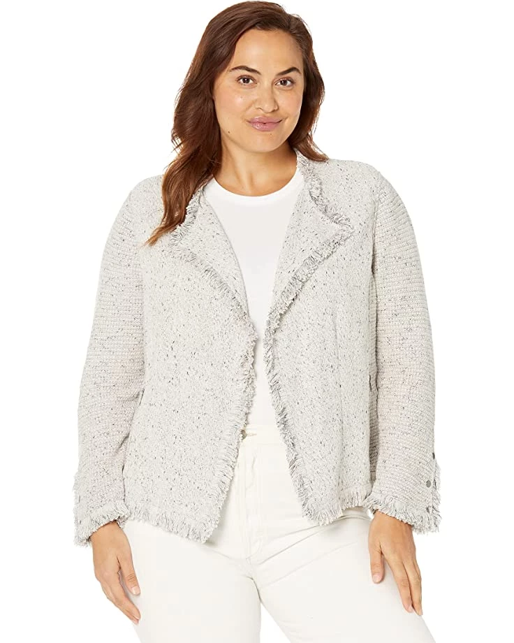 NIC+ZOE Coats & Outerwear Plus Size Fringe Mix Jacket 7 NIC+ZOE Coats & Outerwear Plus Size Fringe Mix Jacket - Image 5