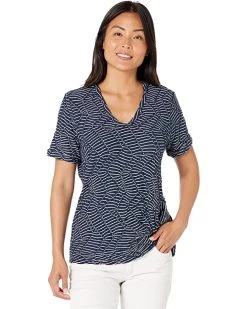 NIC+ZOE Shirts & Tops Mixed Lines Tee