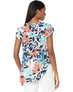 NIC+ZOE Shirts & Tops Petite Tropical Patchwork Top -NIC+ZOE outlet store 81XFugGmK7L. AC SR736920