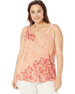 NIC+ZOE Sweaters Plus Size Sun Burst Tank