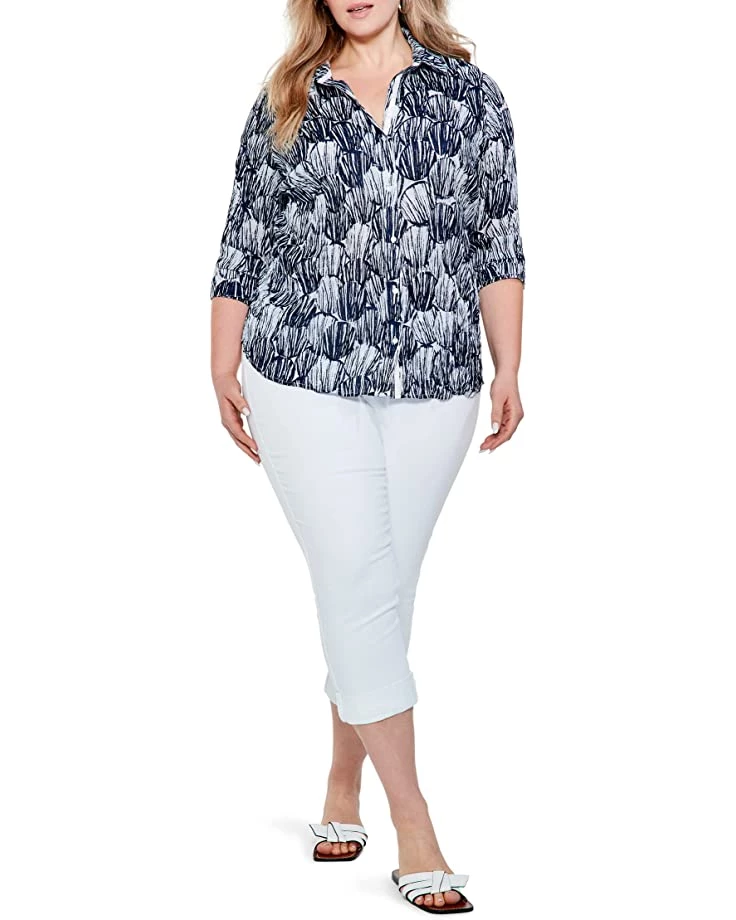 NIC+ZOE Shirts & Tops Indigo Shells Top 3 NIC+ZOE Shirts & Tops Indigo Shells Top