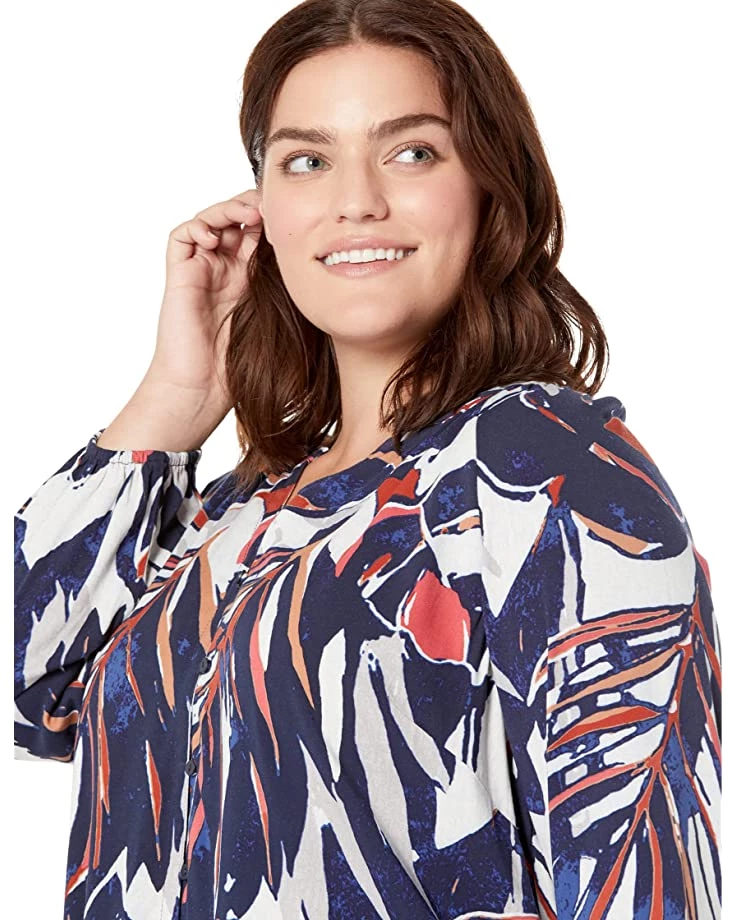 NIC+ZOE Shirts & Tops Plus Size Seaside Shade Shirt 5 NIC+ZOE Shirts & Tops Plus Size Seaside Shade Shirt - Image 3