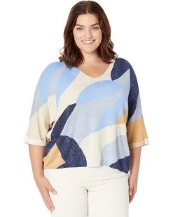 NIC+ZOE Sweaters Plus Size Ocean Isle Sweater