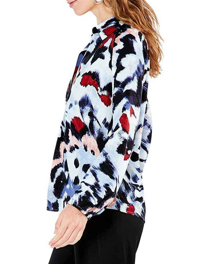 NIC+ZOE Shirts & Tops Painted Feathers Live in Top 4 NIC+ZOE Shirts & Tops Painted Feathers Live in Top - Image 2