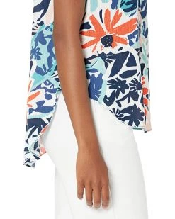 NIC+ZOE Shirts & Tops Petite Tropical Patchwork Top -NIC+ZOE outlet store 81jn5k aNNL. AC SR736920