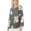 NIC+ZOE Sweaters Scattered Florals Sweater -NIC+ZOE outlet store 81n2gku32L. AC SR736920