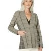 NIC+ZOE Coats & Outerwear Placed Plaid Blazer -NIC+ZOE outlet store 81nEy49SFdL. AC SR736920