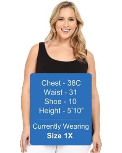 NIC+ZOE Shirts & Tops Plus Size Perfect Scoop Tank -NIC+ZOE outlet store 81nJcvA 0dL. AC SR736920