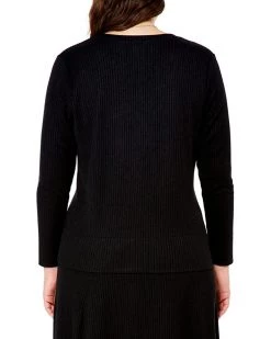 NIC+ZOE Sweaters Plus Size Cozy Rib Twist Top -NIC+ZOE outlet store 81nNmtCONrL. AC SR736920