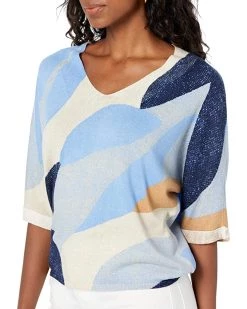 NIC+ZOE Sweaters Petite Ocean Isle Sweater 8 NIC+ZOE Sweaters Petite Ocean Isle Sweater -NIC+ZOE outlet store 81qQwAXcTWL. AC SR736920