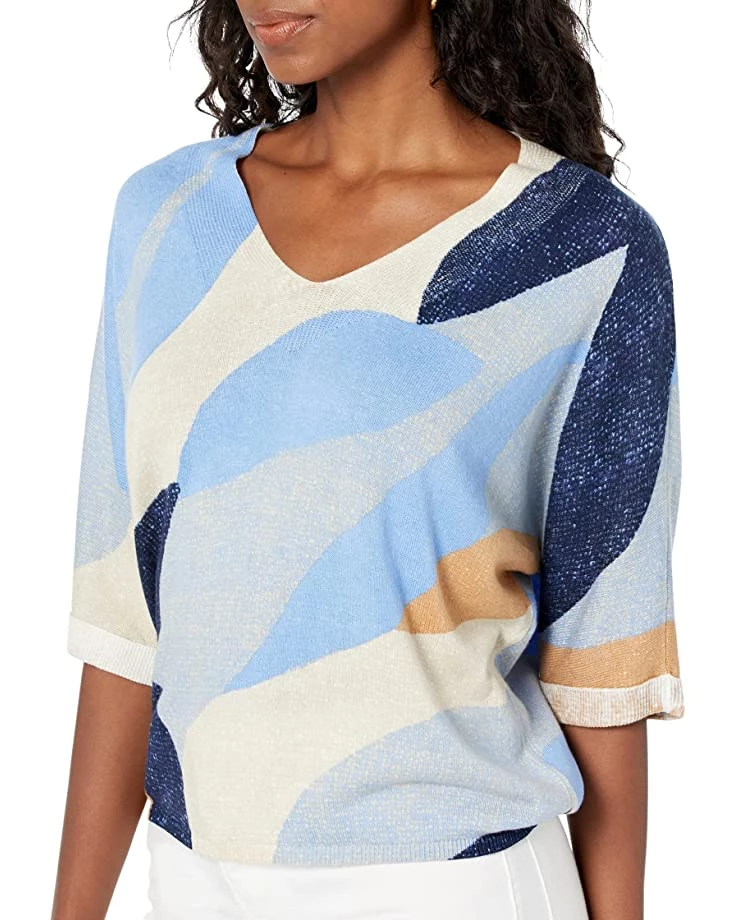 NIC+ZOE Sweaters Petite Ocean Isle Sweater 5 NIC+ZOE Sweaters Petite Ocean Isle Sweater - Image 3