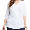 NIC+ZOE Shirts & Tops Plus Size Countryside Top -NIC+ZOE outlet store 81sJrUE06BL. AC SR736920