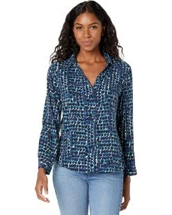 NIC+ZOE Shirts & Tops Petite Good Vibes Live in Shirt