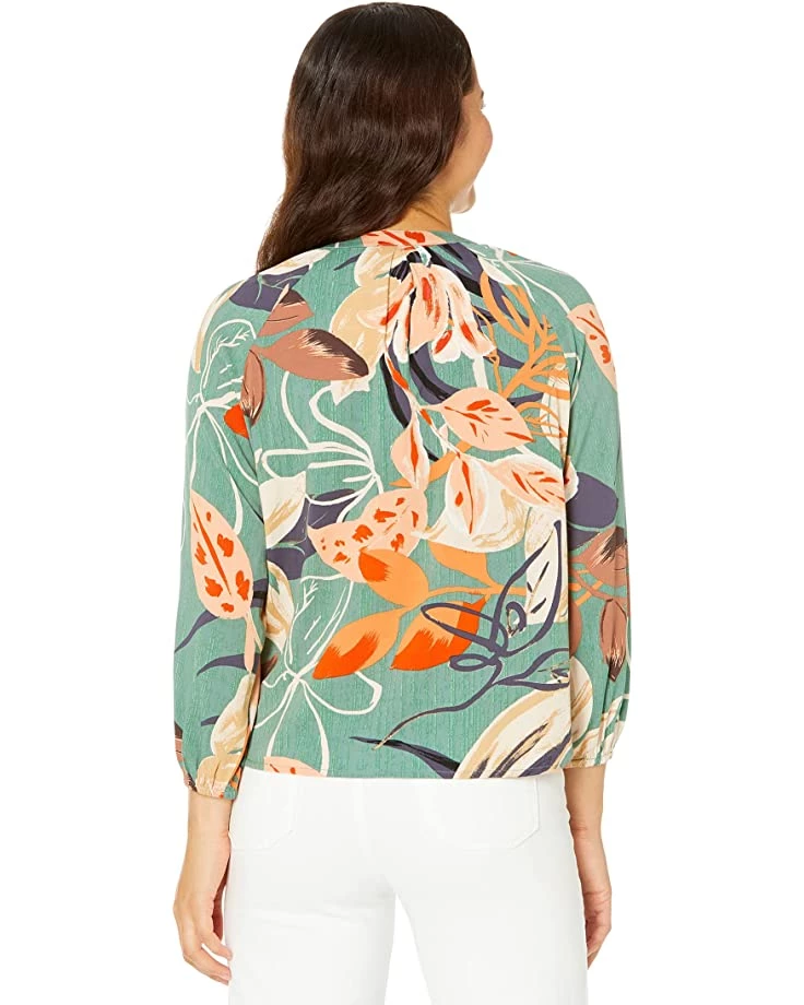 NIC+ZOE Shirts & Tops Artful Floral Live in Tie Top 4 NIC+ZOE Shirts & Tops Artful Floral Live in Tie Top - Image 2