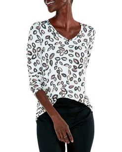 NIC+ZOE Shirts & Tops Petite Tossed Tee