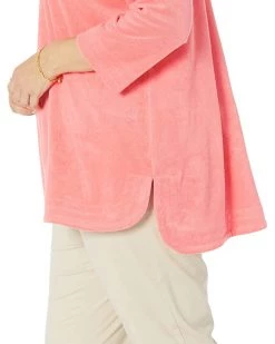 NIC+ZOE Shirts & Tops Plus Size Siesta Terry Top -NIC+ZOE outlet store 81xVAMVzGUL. AC SR736920