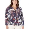 NIC+ZOE Shirts & Tops Plus Size Seaside Shade Shirt -NIC+ZOE outlet store 81zPdhyolL. AC SR736920