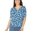 NIC+ZOE Shirts & Tops Coastal Vines Top -NIC+ZOE outlet store 91KZ2GcQlZL. AC SR736920