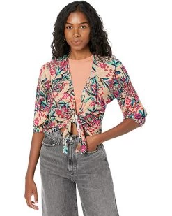 NIC+ZOE Sweaters Petite Cherry Blossom Cardigan