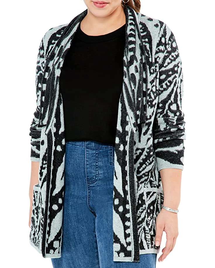 NIC+ZOE Sweaters Plus Size Here and There Cardigan 3 NIC+ZOE Sweaters Plus Size Here and There Cardigan