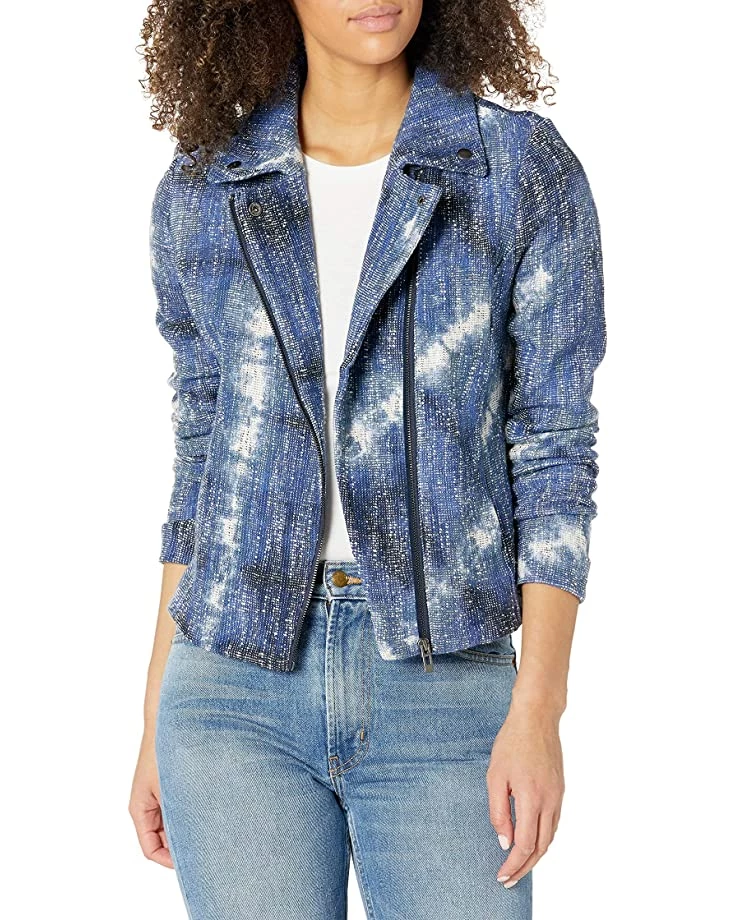 Coats & Outerwear NIC+ZOE Women's Tie Dye Biker Jacket 3 Coats & Outerwear NIC+ZOE Women's Tie Dye Biker Jacket