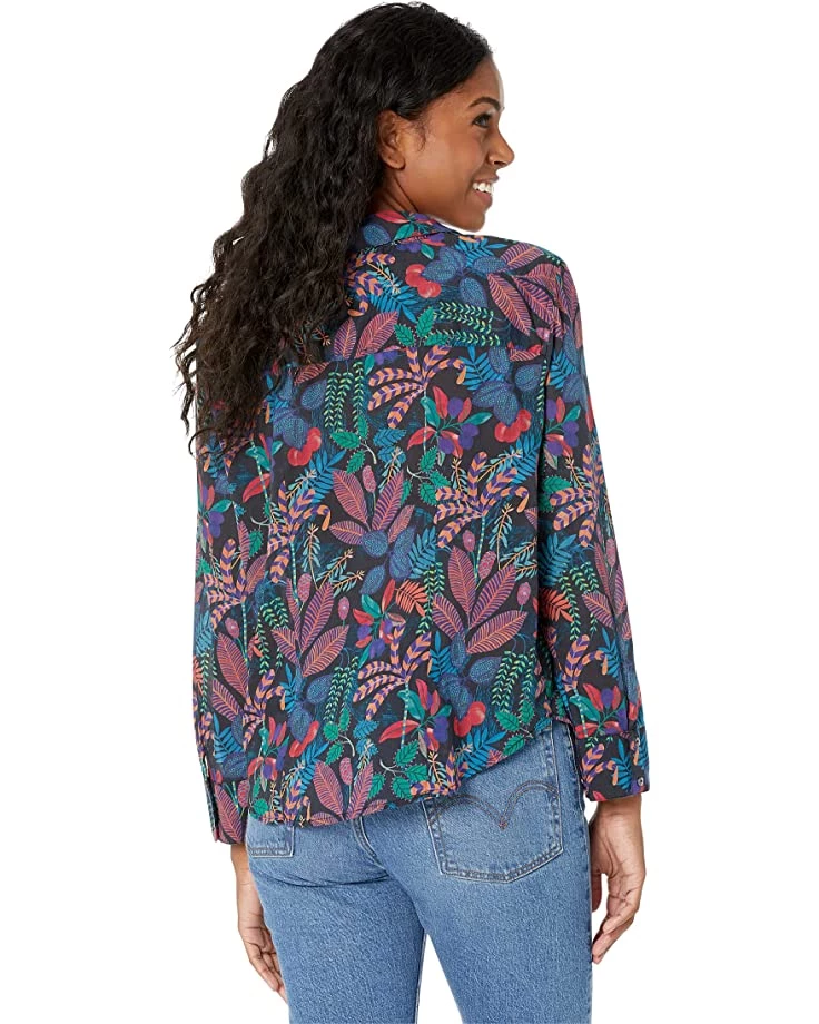 NIC+ZOE Shirts & Tops Petite Vibrant Garden Crinkle Shirt 4 NIC+ZOE Shirts & Tops Petite Vibrant Garden Crinkle Shirt - Image 2