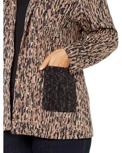 NIC+ZOE Coats & Outerwear Plus Size Bark Mix Blazer -NIC+ZOE outlet store 91tZFL 2Z8L. AC SR736920