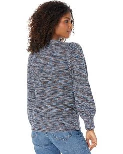 NIC+ZOE Sweaters Femme Sleeve Space Dye Sweater -NIC+ZOE outlet store 91yq7VomKvL. AC SR736920